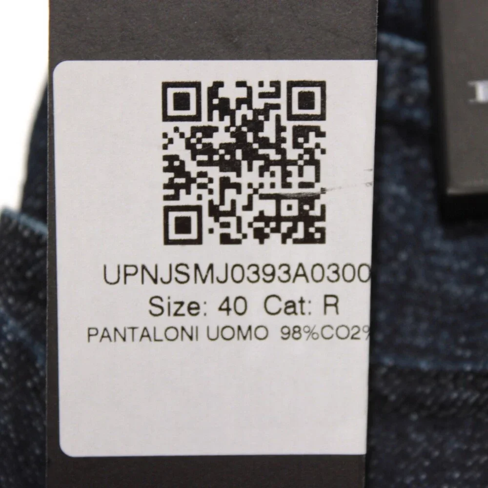 Kiton NWT Jeans Size 40 US Slim In Solid Dark Blue Cotton Blend Denim